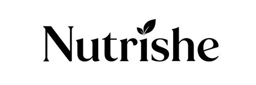 Nutrishe logo with black text on a white background